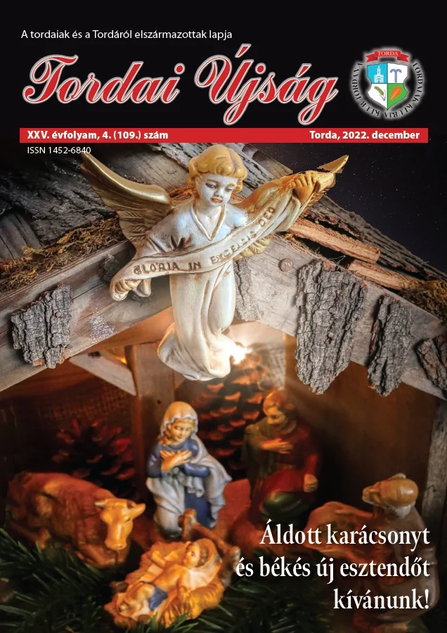 Tordai Újság, 25. évf. 2022. december. 4. sz.