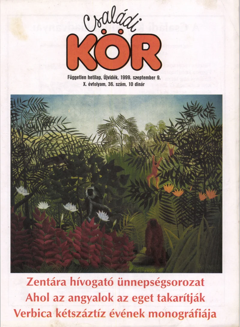 Családi Kör, 10. évf. 1999. szeptember 9. 36. sz.