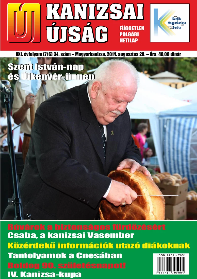 Új Kanizsai Újság, 21. évf. 2014. augusztus 28. 34. sz.