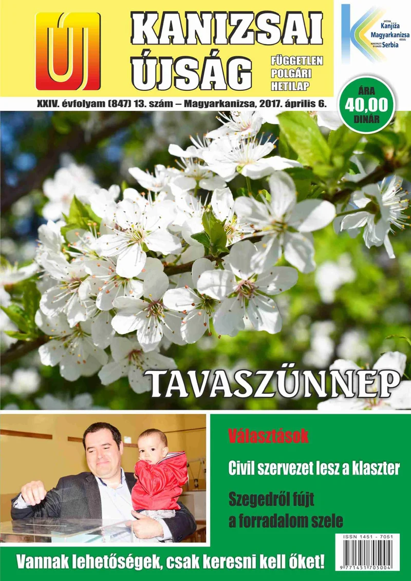 Új Kanizsai Újság, 24. évf. 2017. április 6. 13. sz.