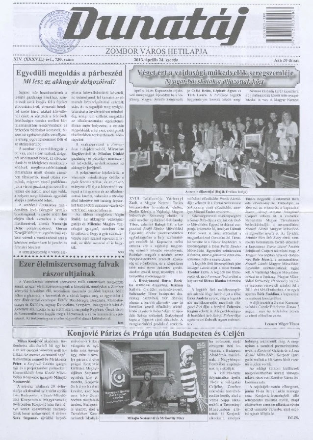 Dunatáj, 15. évf. 2013. április 24. 730. sz.