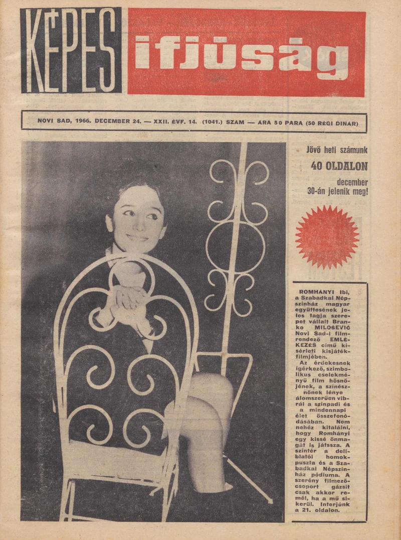 Képes Ifjúság, 22. évf. 1966. december 24. 14. sz. 1–32. oldal