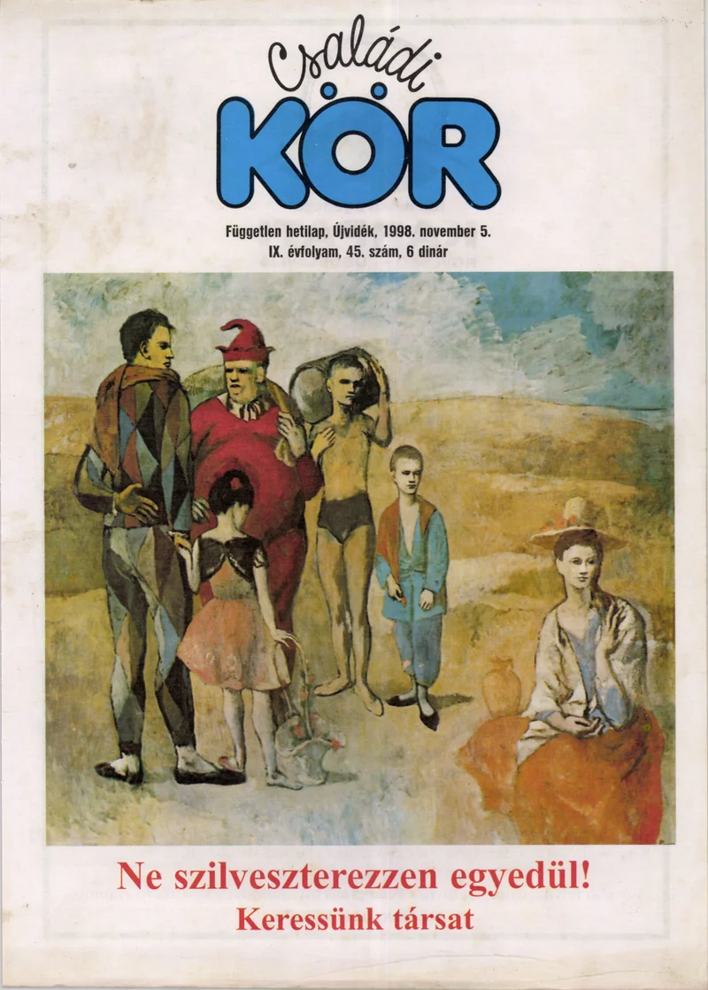Családi Kör, 9. évf. 1998. november 5. 46. sz.
